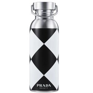 Prada water bottle new authentic diamond pattern